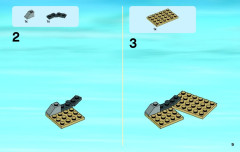 LEGO 60049 instructions page 9 – build guide