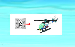 LEGO 60049 instructions page 2 – build guide