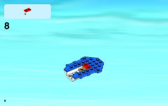 LEGO 60049 instructions page 8 – build guide