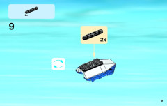 LEGO 60049 instructions page 9 – build guide