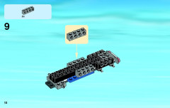 LEGO 60049 instructions page 10 – build guide