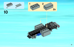 LEGO 60049 instructions page 11 – build guide
