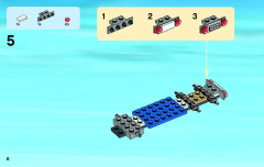 LEGO 60049 instructions page 6 – build guide