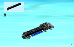 LEGO 60049 instructions page 9 – build guide