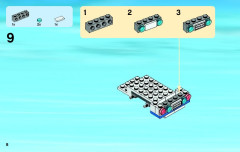 LEGO 60049 instructions page 8 – build guide