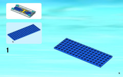 LEGO 60049 instructions page 9 – build guide