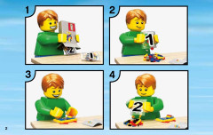 LEGO 60050 instructions page 2 – build guide