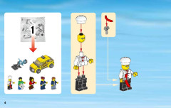 LEGO 60050 instructions page 4 – build guide