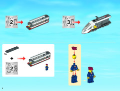 LEGO 60051 instructions page 8 – build guide