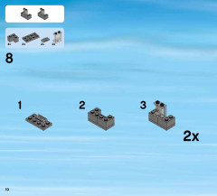 LEGO 60051 instructions page 10 – build guide