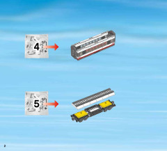 LEGO 60051 instructions page 2 – build guide