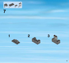 LEGO 60051 instructions page 9 – build guide