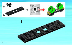 LEGO 60052 instructions page 2 – build guide