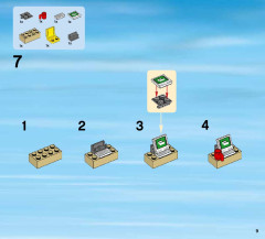 LEGO 60052 instructions page 9 – build guide