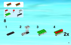 LEGO 60053 instructions page 9 – build guide