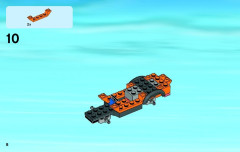 LEGO 60054 instructions page 8 – build guide