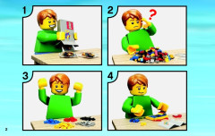 LEGO 60055 instructions page 2 – build guide