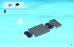 LEGO 60057 instructions page 13 – build guide