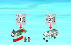 LEGO 60057 instructions page 3 – build guide