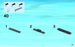 LEGO 60057 instructions page 45 – build guide
