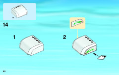 LEGO 60057 instructions page 40 – build guide