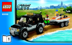 LEGO 60058 instructions page 1 – build guide