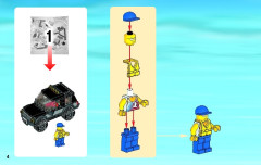 LEGO 60058 instructions page 4 – build guide