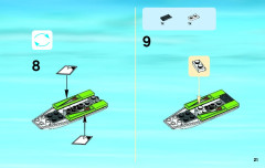 LEGO 60058 instructions page 21 – build guide