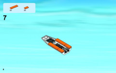 LEGO 60058 instructions page 8 – build guide