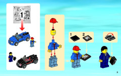 LEGO 60060 instructions page 3 – build guide