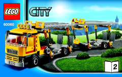 LEGO 60060 instructions page 1 – build guide