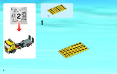 LEGO 60060 instructions page 2 – build guide