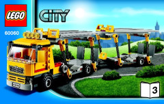 LEGO 60060 instructions page 1 – build guide