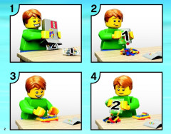 LEGO 60061 instructions page 2 – build guide