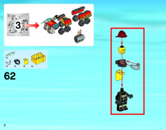 LEGO 60061 instructions page 2 – build guide