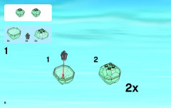 LEGO 60062 instructions page 6 – build guide