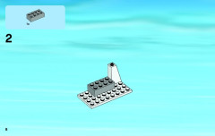 LEGO 60062 instructions page 8 – build guide