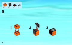 LEGO 60062 instructions page 10 – build guide