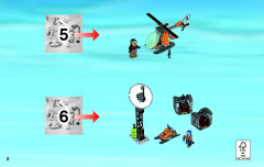 LEGO 60062 instructions page 2 – build guide