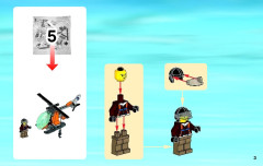 LEGO 60062 instructions page 3 – build guide