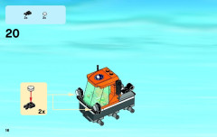 LEGO 60062 instructions page 16 – build guide