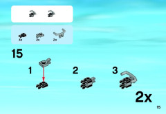 LEGO 60062 instructions page 15 – build guide