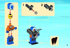 LEGO 60062 instructions page 3 – build guide