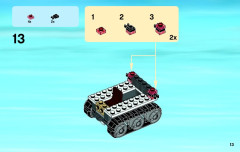 LEGO 60064 instructions page 13 – build guide