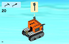 LEGO 60064 instructions page 20 – build guide