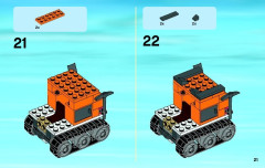 LEGO 60064 instructions page 21 – build guide