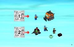 LEGO 60064 instructions page 3 – build guide