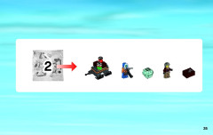 LEGO 60064 instructions page 35 – build guide