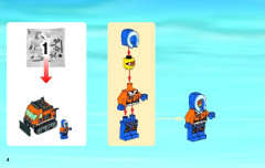 LEGO 60064 instructions page 4 – build guide