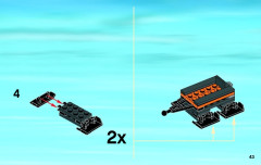 LEGO 60064 instructions page 43 – build guide